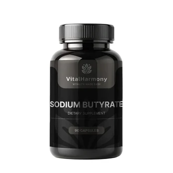 Vitalharmony natrio butiratas, 90 kapsulių
