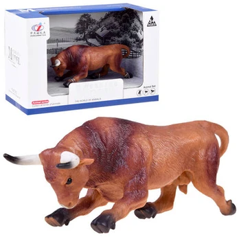 Žaislinė figūrėlė Bull ZA4473, 16 cm, ruda sp.