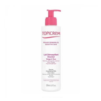 Valomasis veido pienelis Topicrem Hydra+, 200 ml, moterims
