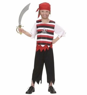 „PIRATAS“ (marškinėliai, kelnės, diržas, bandana)