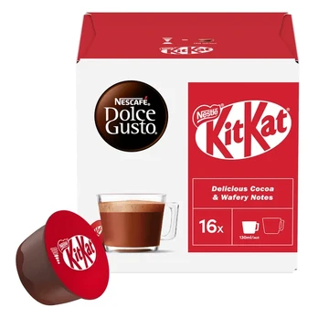 Kakavos kapsulės NESCAFE DOLCE GUSTO KIT KAT, 256 g (16 vnt.)