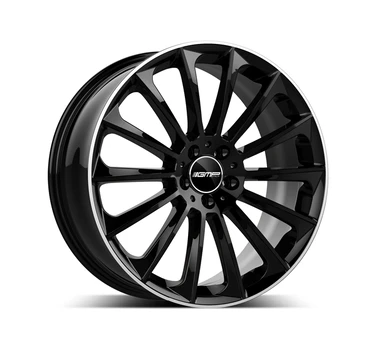 GMP STELLAR 7.5X17 5X112 ET45/66.6 CZARNY/RANT