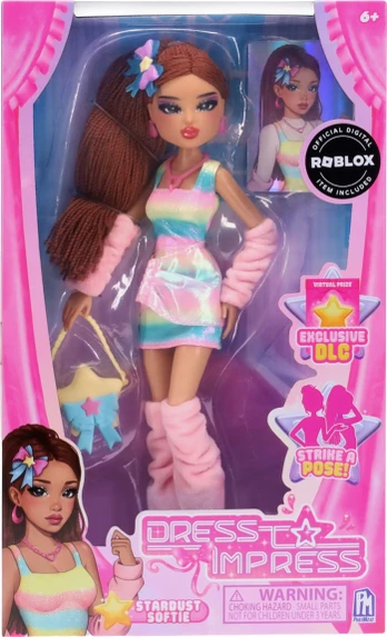 Phatmojo DRESS TO IMPRESS Lėlė - Stardust Softie, 29 cm