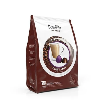 Dolce Vita kavos kapsulės Cortado, 16 vnt.