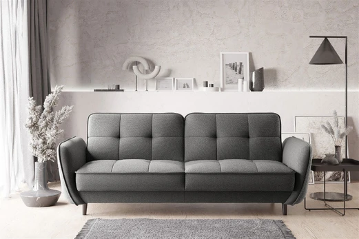 Sofa - lova Bellis su patalynės dėže pilka, Vero 4