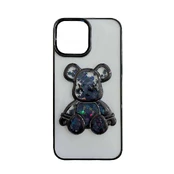 iLike iPhone 14 silikoninis dėklas Spausdinti Desire Bear Apple Black kaina