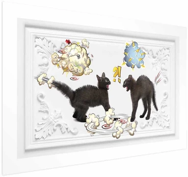 Artgeist Plakatas - Cat Fight