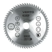 Diskinis pjūklas Verto 350x30mm 60Z 61H144 kaina