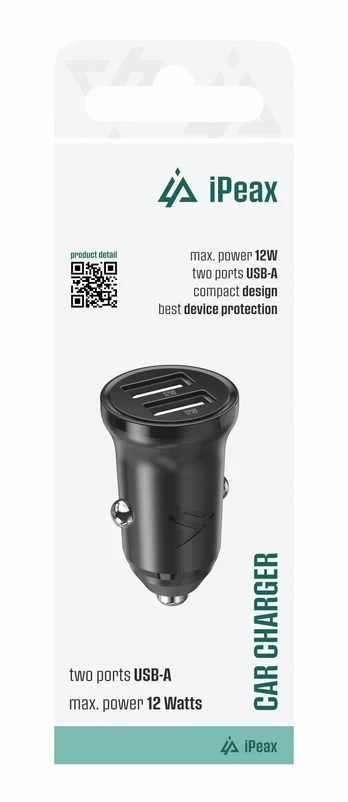 iPEAX Car charger 2x USB-A / 2.4A