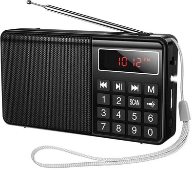 Portable radio Hoco HI50 juodas