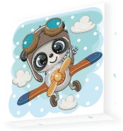 DOTZ BOX kūrybinis rinkinys piešimas deimantais top flight 22x22cm, 11NDBX037 kaina