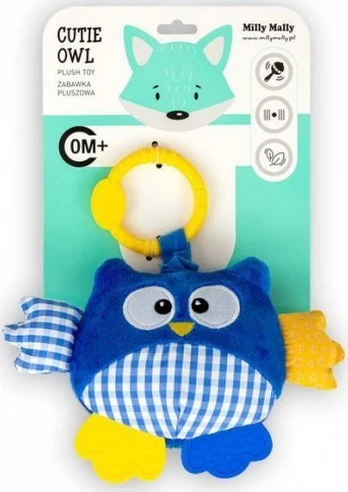 Pliušinis žaislas Milly Mally, mėlynas, 15 cm