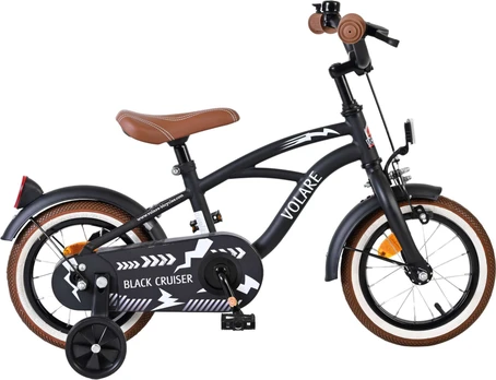 Volare - Children's Bicycle 12 - Black Cruiser (51230)