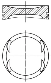 Stūmoklis MAHLE 0157600