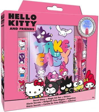 Kids Licensing Hello Kitty and Friends Diary + magic pen