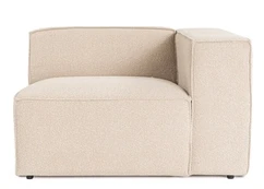 Vienvietis kampinis modulinės sofos elementas Atelier Del Sofa Lora, persikinė, dešininė, 110 x 108 cm x 65 cm