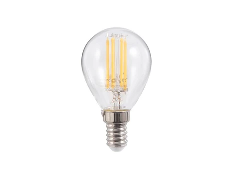 LED lemputė E14 6W Filament - Šiltai balta (2700K)