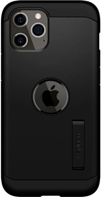 Telefono dėklas Spigen, Apple iPhone 12/Apple iPhone 12 Pro, juoda