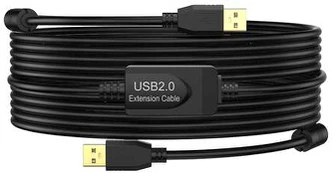 Spacetronik USB 2.0 prailginimo laidas, ekranuotas, 10 m
