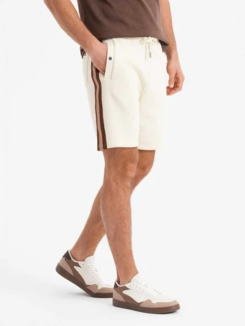 shorts for men - cream