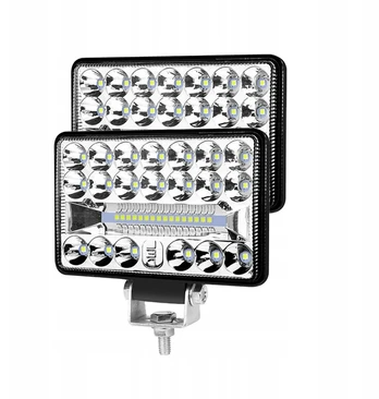 Led darbinis žibintas 5.3 colio, platus kampas, 2 vnt. rinkinys