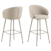 Baro kėdė Eleanor, beige Basel 24, 2vnt komplektas kaina