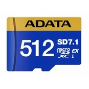 MEMORY MICRO SDXC 512GB SD7.1/UD512GEX3L1-C ADATA kaina