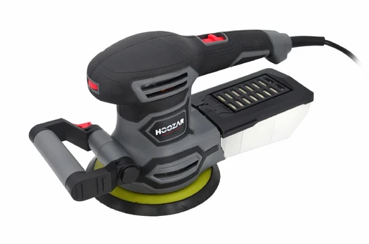 HOOZAR šlifuoklis ekscentrinis 150mm 450W Z RĄCZKĄ