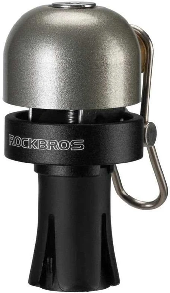 Dviračio skambutis 22,2 mm, pilkas RockBros