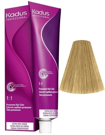 Plaukų dažai Kadus Professional Permanent Color, 8/07, 60 ml