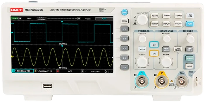 Uni-T UTD2202CEX+ osciloskopas