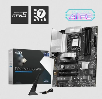 IŠPARDAVIMAS. MSI PRO Z890-S WIFI | Processor family Intel | Processor socket LGA1851 | 2000 GB | DDR5 UDIMM | Supported hard disk drive interfaces SATA, M.2 | Number of SATA connectors 4 | , , WITHOUT ACCESSORIES, ONLY BACKPANEL INCLUDED | 256 MB