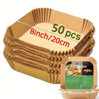 oro gruzdintuvės kepimo popierius, 50 vnt