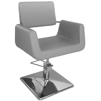Kirpyklos kėdė PROFESSIONAL HAIRDRESSING CHAIR VITO LIGHT GRAY