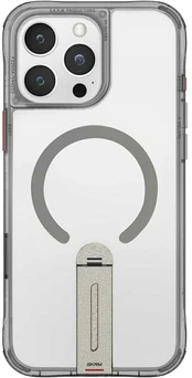 Dėklas Skinarma Helix do iPhone 16 Pro Magnetic Charging 360 Rotating Stand titanium