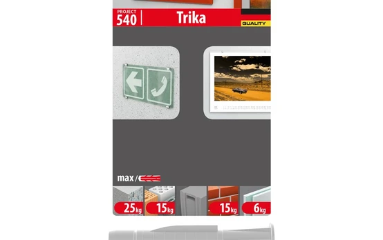Universalus kaištis TOX, Trika 5/31, 10 vnt.