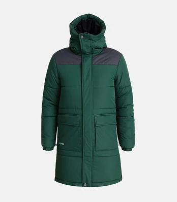 Huppa Vaikiškas paltas HARMO, forest green/ dark gray