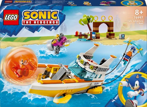 LEGO Sonic the Hedgehog 76997 Tails nuotykių laivas