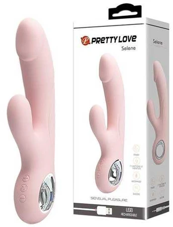 Pretty Love Wielofunkcyjny wibrator ze stymulatorem 7tryb 19cm