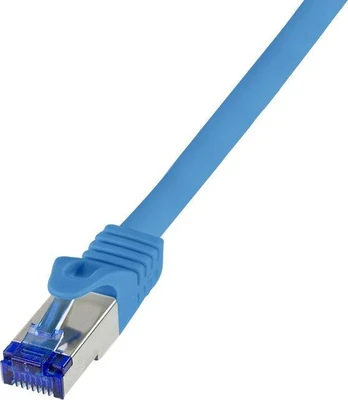 LogiLink Logilink Patchkabel Ultraflex, Cat.6A, S/FTP, blau, 2 m