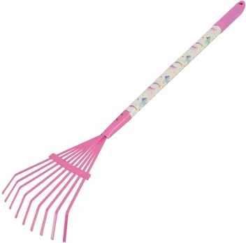 GREENMILL METALINĖ ŠLUOTA-GRĖBĖLĖ / MEDINĖ/PVC RANKENA 75cm