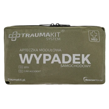 AedMax Trauma Kit W Green Car Accident Modulinė pirmosios pagalbos vaistinėlė