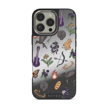 In Your Favor - iPhone 16 Pro Case, Elite Mirror Dark (MagSafe) / Silver