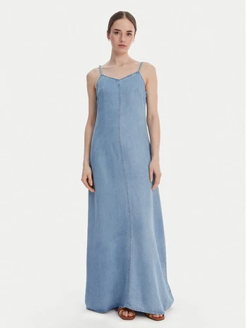 Roxy Džinsinė suknelė W226-RXLDS-1008-22D Mėlyna Regular Fit
