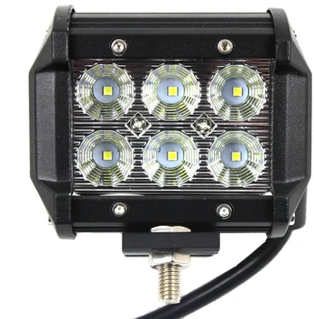 Darbinis šviestuvas 6 led panelis 18w cree halogenas 12v 24v