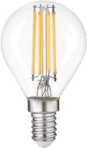 2,3W LED lemputė, skaidri, E14, 3000K