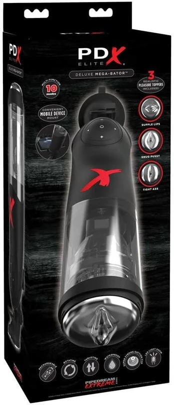 Pipedream Extreme Elite pee Deluxe Mega-Bator Vibruojantis masturbatorius