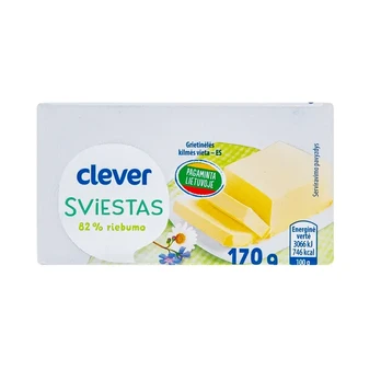 Sviestas CLEVER 82%, 170 g