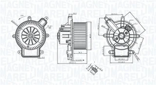 Vidaus pūtiklis MAGNETI MARELLI 069412398010