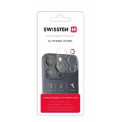 Swissten Tempered Glass For Camera Lens For Apple iPhone 15 Pro kaina